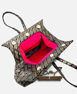 Anastacia Self Frame Leather Handbag  Course/Sew Along
