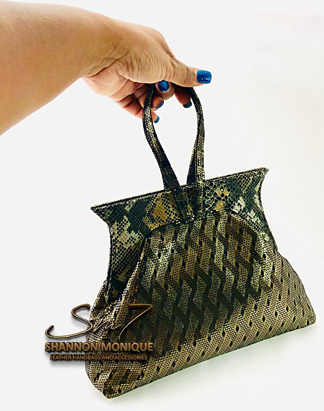 Anastacia Self Frame Leather Handbag  Course/Sew Along
