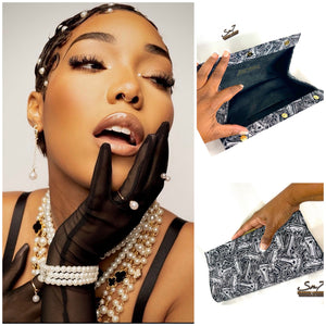 The Desiree Leather Clutch